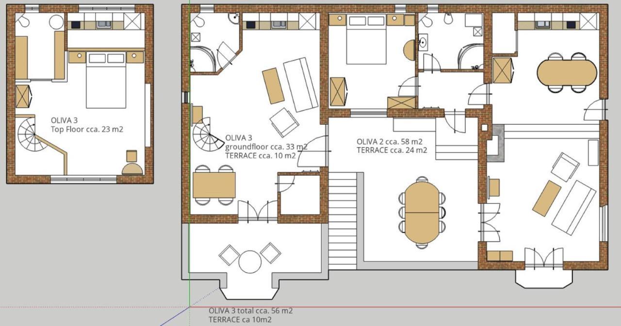 Villa Apartments Oliva Seget Vranjica Eksteriør bilde